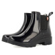 Botas agua Gioseppo 40840 negras efecto charol tipo chelsea - Querol online