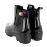 Botas agua Gioseppo 40840 negras efecto charol tipo chelsea