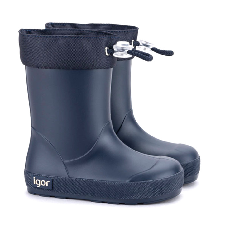 Botas agua Igor yogi azul marino respetuosas - Querol online