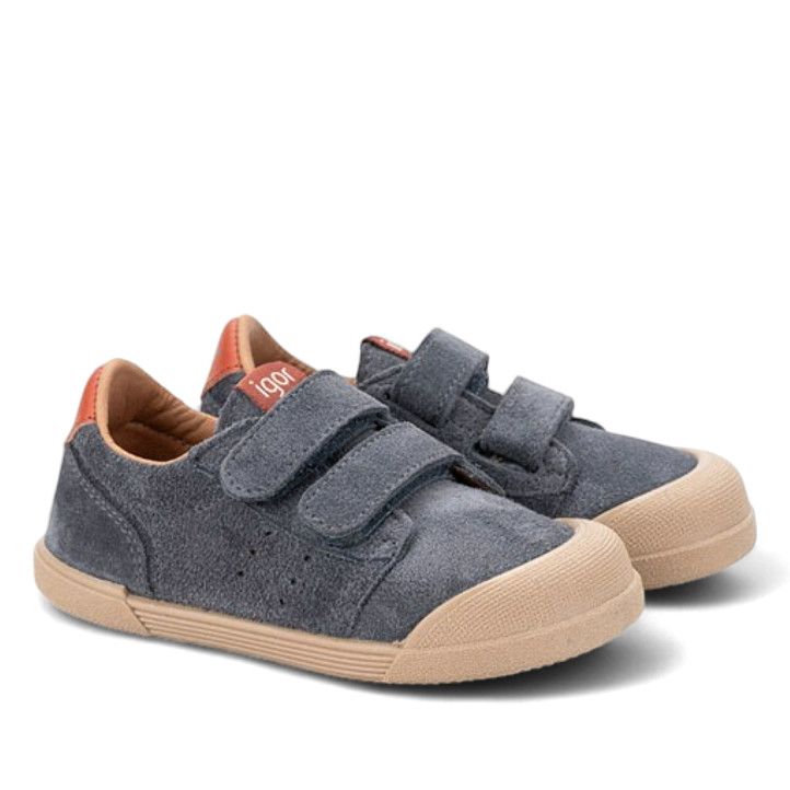 Zapatillas deporte Igor tennis suede gris azulado respetuosas - Querol online
