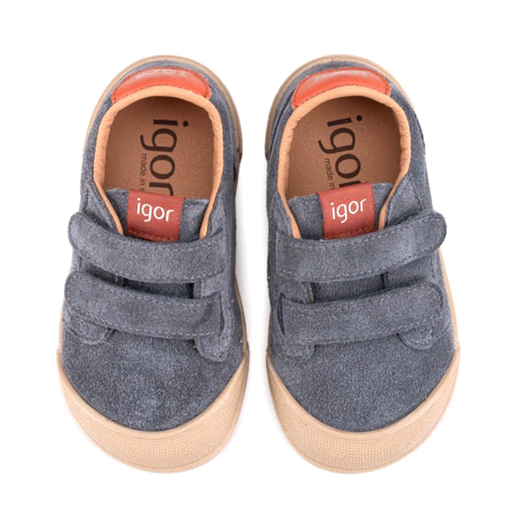 Zapatillas deporte Igor tennis suede gris azulado respetuosas - Querol online