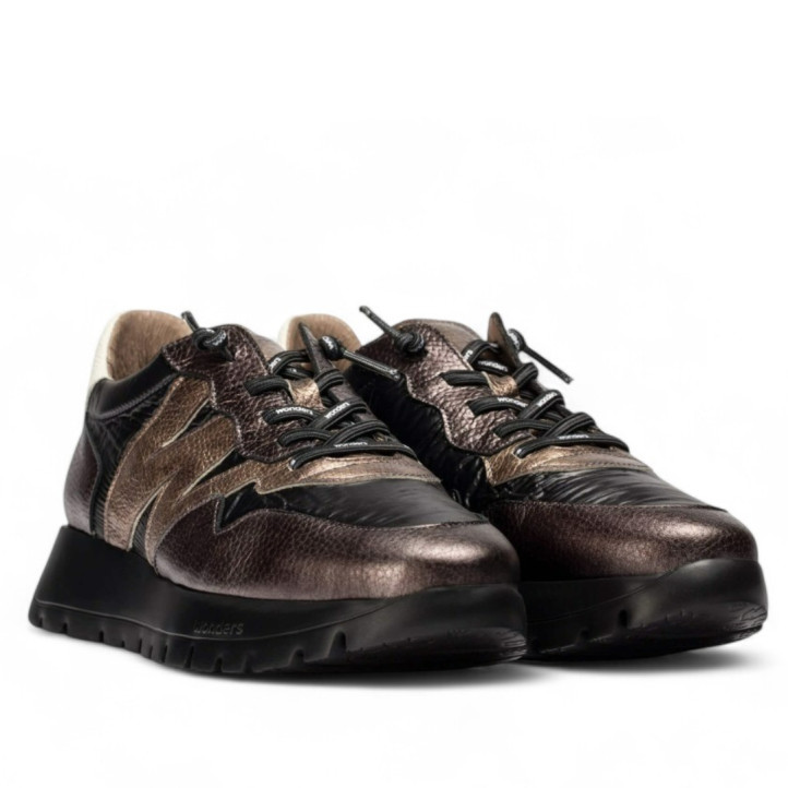 Zapatillas urban Wonders odisei 91 plomo con cordón elástico - Querol online