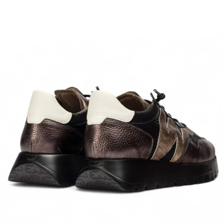 Zapatillas urban Wonders odisei 91 plomo con cordón elástico - Querol online