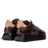 Zapatillas urban Wonders odisei 91 burdeos con cordón elástico