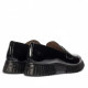 Mocasín Wonders flexfly 02 negros efecto brillante - Querol online