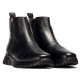 Botines planos Wonders flexfly 04 negros con goma lateral - Querol online