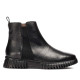 Botines planos Wonders flexfly 04 negros con goma lateral - Querol online