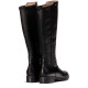 Botas planas Wonders codigree 00 negras con detalla elástico trasero - Querol online
