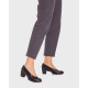 Zapatos tacón Wonders hexagon 23 negros escote cerrado - Querol online