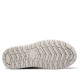 Botins plans blancs satinats encoixinats amb pelito i cremallera - Querol online