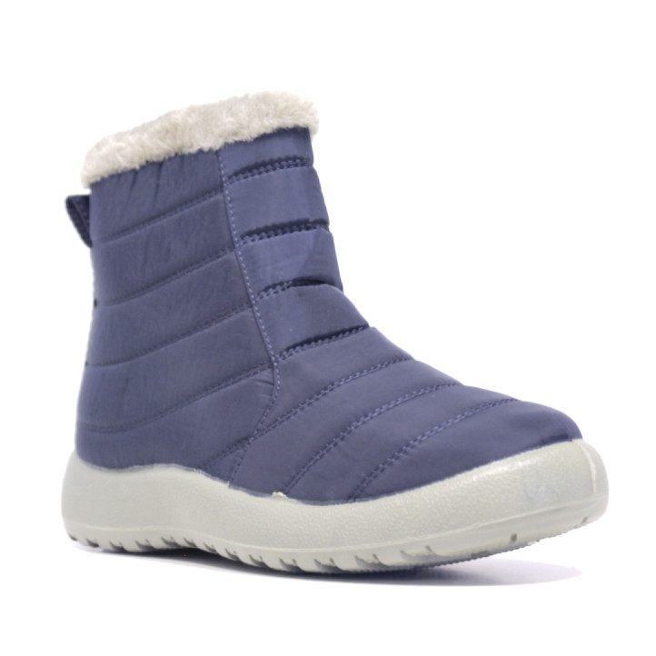 Botins plans Stay blaus encoixinats amb pelito i cremallera - Querol online