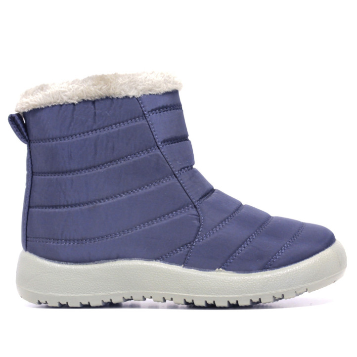 Botins plans Stay blaus encoixinats amb pelito i cremallera - Querol online