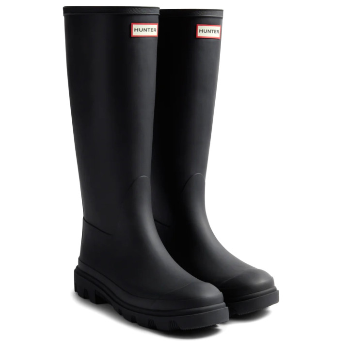 Botas agua HUNTER downpour negras de caña alta - Querol online