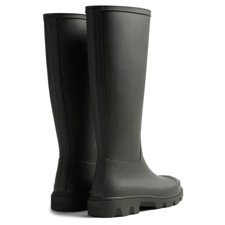 Botas agua HUNTER downpour verdes de caña alta - Querol online