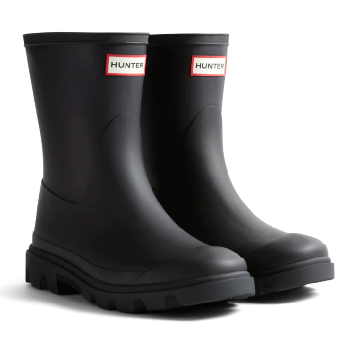 Botas agua HUNTER downpour short negras - Querol online