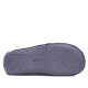Zapatillas casa SUAVEFLEX negras con letras plateadas - Querol online