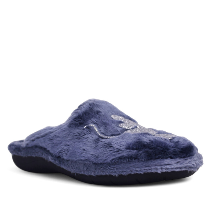 Zapatillas casa SUAVEFLEX azules de mickey y minnie - Querol online