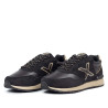 Zapatillas deportivas Munich dash premium negro y beige