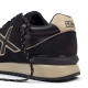 Zapatillas deportivas Munich dash premium negro y beige - Querol online