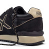 Zapatillas deportivas Munich dash premium negro y beige