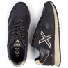 Zapatillas deportivas Munich dash premium negro y beige