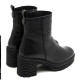 Botines Porronet DE PIEL CON CREMALLERA NEGRA MARTA - Querol online