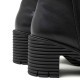 Botines Porronet DE PIEL CON CREMALLERA NEGRA MARTA - Querol online