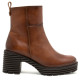 Botins Porronet DE PELL AMB CREMALLERA CUIR MARTA - Querol online