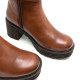 Botins Porronet DE PELL AMB CREMALLERA CUIR MARTA - Querol online