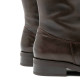 BOTAS ALTAS DE PIEL MOKA CON CREMALLERA BELÉN PORRONET - Querol online