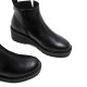 BOTINES DE PIEL CON CUÑA Y CREMALLERA NEGRA ELENA PORRONET - Querol online