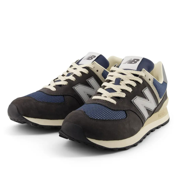 Zapatillas deportivas New Balance 574 blue con brown hombre - Querol online