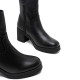 BOTINES DE PIEL CON CREMALLERA NEGRO MOLLY PORRONET - Querol online