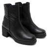 BOTINES DE PIEL CON CREMALLERA NEGRO MOLLY PORRONET
