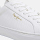 Zapatillas urban Pepe Jeans candem rum blancas con material efecto serpiente - Querol online