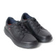 Zapatos sport Callaghan adaptable negros con cordones elásticos - Querol online