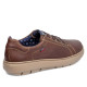 Zapatos sport Callaghan adaptable marrones con cordones elásticos - Querol online