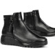 Botines planos Fluchos live negros de piel con suela con textura - Querol online