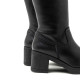 BOTAS DE PIEL CON CREMALLERA NEGRO MARNI PORRONET - Querol online