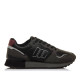Zapatillas deportivas Mustang joggo classic negras de inspiración retro running - Querol online