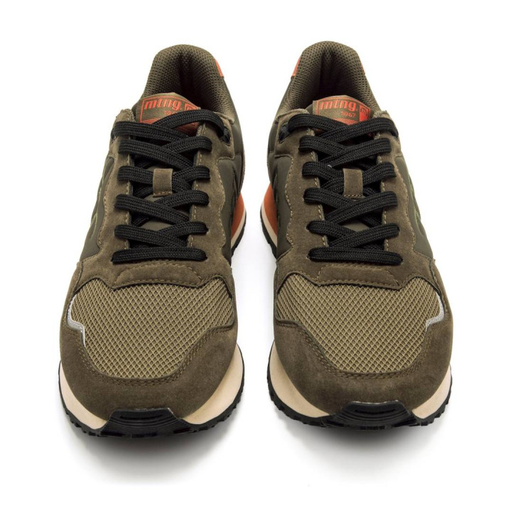 Zapatillas deportivas Mustang joggo classic verdes de inspiración retro running - Querol online