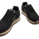 Zapatillas deportivas Mustang joggo track negras con acabados negros y grises - Querol online