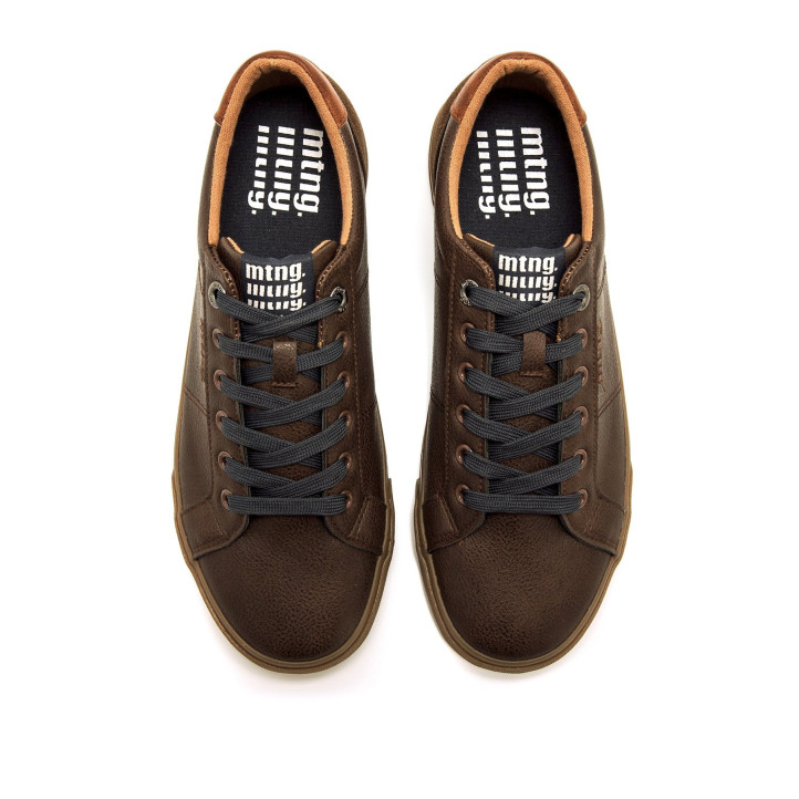 Zapatillas deportivas Mustang aria moka con suela marrón - Querol online