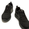 Zapatillas deportivas Mustang somo negras con cordones a juego