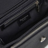 Bolso Pepe Jeans amber script negro con tira extra