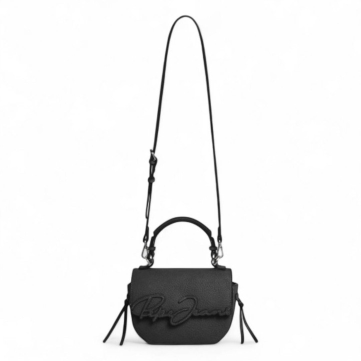 Bossa Pepe Jeans amber script negre amb tira extra - Querol online