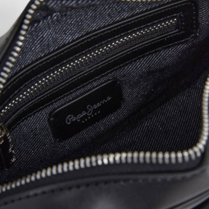 Bolso Pepe Jeans beverly limited negro estilo bandolera - Querol online