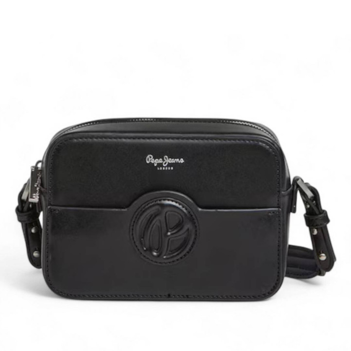 Bolso Pepe Jeans beverly limited negro estilo bandolera - Querol online