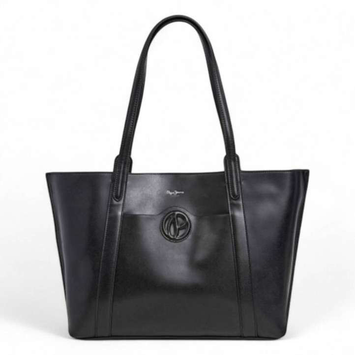 Bolso Pepe Jeans audrey limited negro estil shopper - Querol online