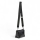 Bolso Pepe Jeans edith glossy negro estilo bandolera - Querol online